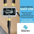 thumbnail image 2 of Steren 2-Way Coaxial Splitter with A/B Slide Switch - 1 Pack 200-310, 2 of 7