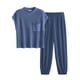 thumbnail image 1 of Conjunto Deportivo PRETTYGARDEN Verano 2 Piezas Azul Oscuro XXL, 1 of 8