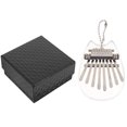 thumbnail image 1 of 1 Ensemble Piano à Pouce Huit Touches Kalimba Instrument de Musique Portable (Transparent), 1 of 8