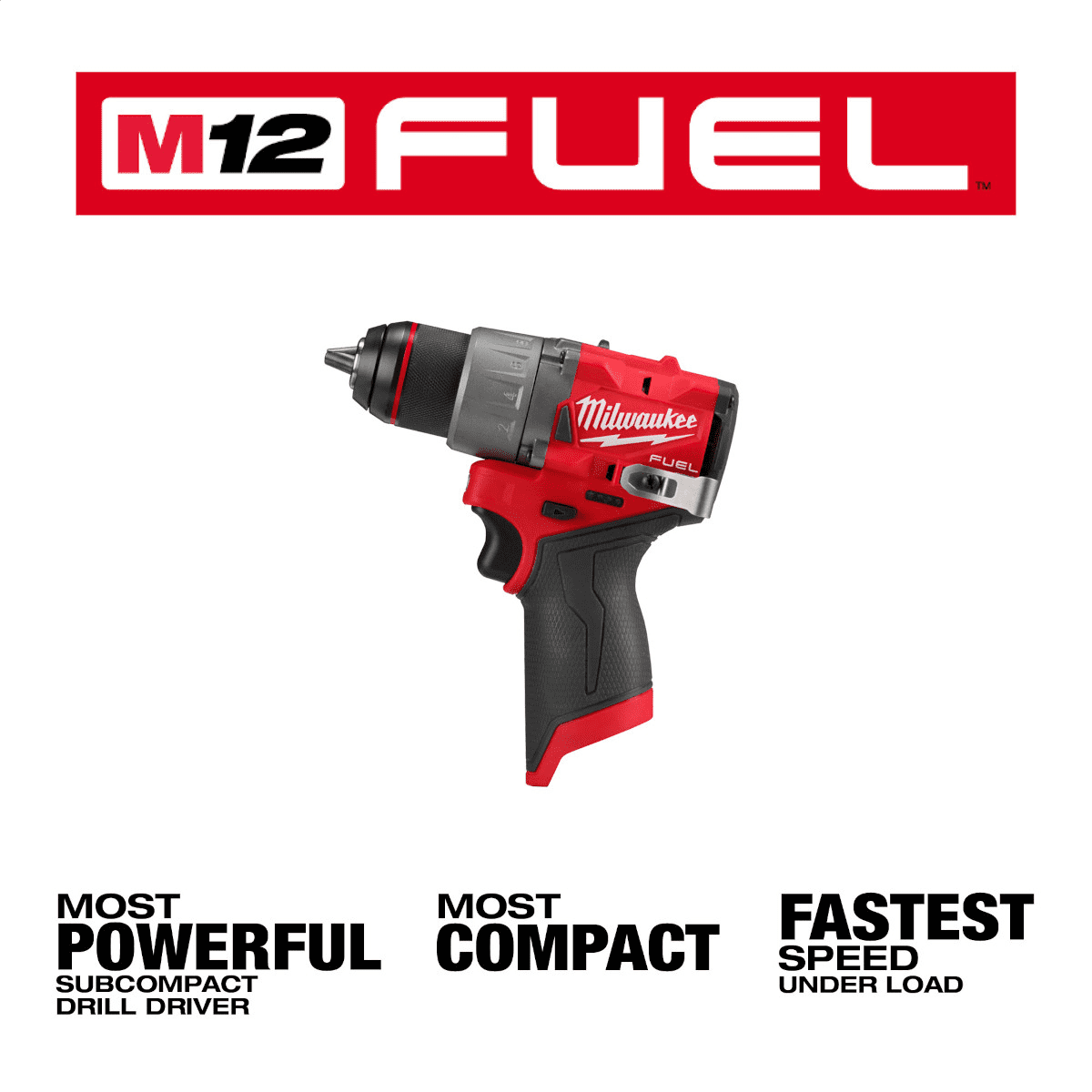 Milwaukee Tool M12 FUEL 3-Tool Combo Kit