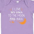 thumbnail image 4 of Inktastic I Love My Oma to the Moon and Back Boys or Girls Baby Bodysuit, 4 of 5