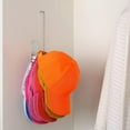 thumbnail image 4 of Hat Rack for Baseball Caps - 2 Pieces Adhesive Hat Organizer Wall Mount, Strong Hat Storage Organizer for Baseball Cap No Drilling Hat Holder for Door, Closet and Wall, 4 of 4