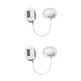 thumbnail image 2 of yingyy Cabinet Window Lock Child for Protection 4 Adhesive Lock Digit Self Door Lock, White 2Set, 2 of 6