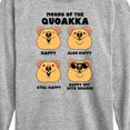 thumbnail image 3 of Instant Message - Quokka Moods - Toddler & Youth Long Sleeve Graphic T-Shirt, 3 of 6