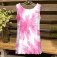 thumbnail image 4 of Womens Tank Tops Summer Dressy Floral Print Sleeveless Loose Round Neck Fashion Tunic Tops, 4 of 5