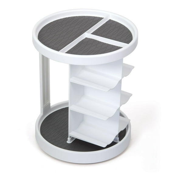 Copco 2 Tier Vitamin Turntable White