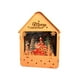thumbnail image 2 of Luz nocturna LED de madera para casa de Papá Noel - Decoración navideña pintada a mano con resplandor cálido, adorno de escritorio y centro de mesa navideño, 2 of 6
