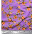 thumbnail image 1 of Soimoi Silk Fabric Leaves & Wild Flower Floral Printed Craft Fabric by The Yard 42 Inch Wide, 1 of 3