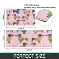 thumbnail image 7 of Colorful Funny Dachshund Kitchen Rugs Sets Of 2,Anti Fatigue Kitchen Mat Rugs Non Slip Washable,Decorative Kitchen Floor Mats for Kitchen,Sink,Laundry,17"x30"+17"x47", 7 of 7