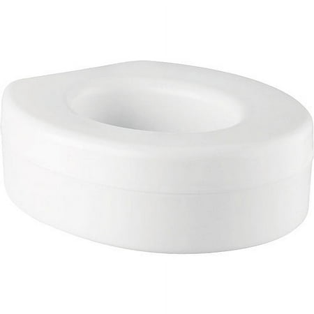 S1FR571 Safety First Elevated Round Toilet Seat White