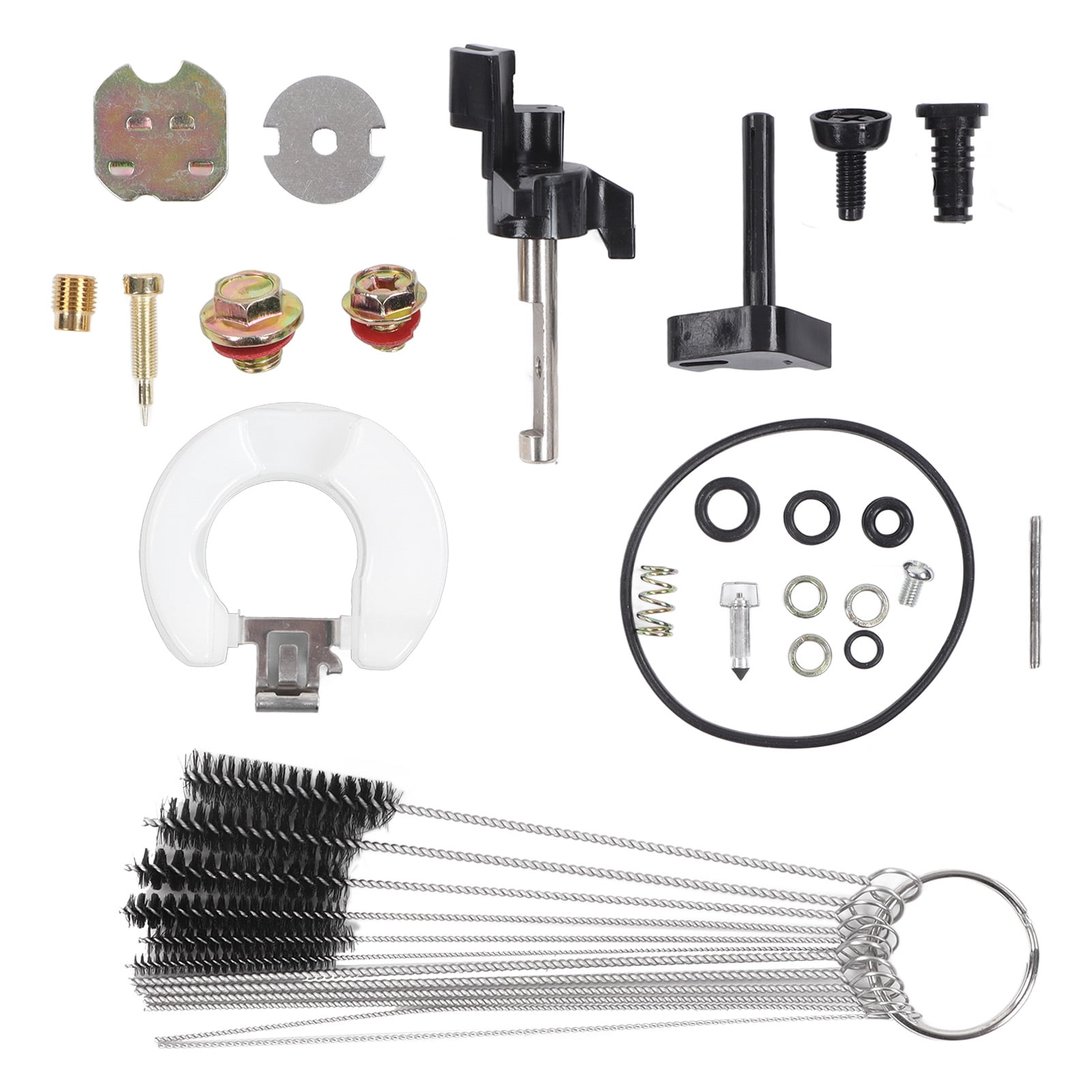 Lawn Mower Carburetor Repair Kit Sturdy Practical Reliable Easy Installation Iron Carburetor Brush Repair Kit for Replace
