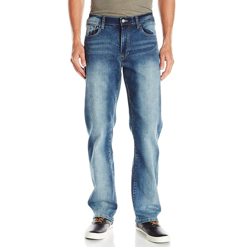 IZOD - IZOD Relaxed-Fit Comfort Stretch Jeans for Men - Walmart.com ...