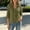Army Green-07, variant on Womens Lapel Classic Button Down Shirts 3/4 Sleeve Collared Blouses Fashion Casual Blouse