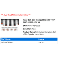 thumbnail image 2 of Head Bolt Set - Compatible with 1987 GMC R2500 4.3L V6, 2 of 2