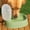 Green_Base#12938, variant on Dog Water Bottle with Foldable Silicone Bowl, 500ml Portable Travel Water Dispenser for Walking, Hiking and Camping