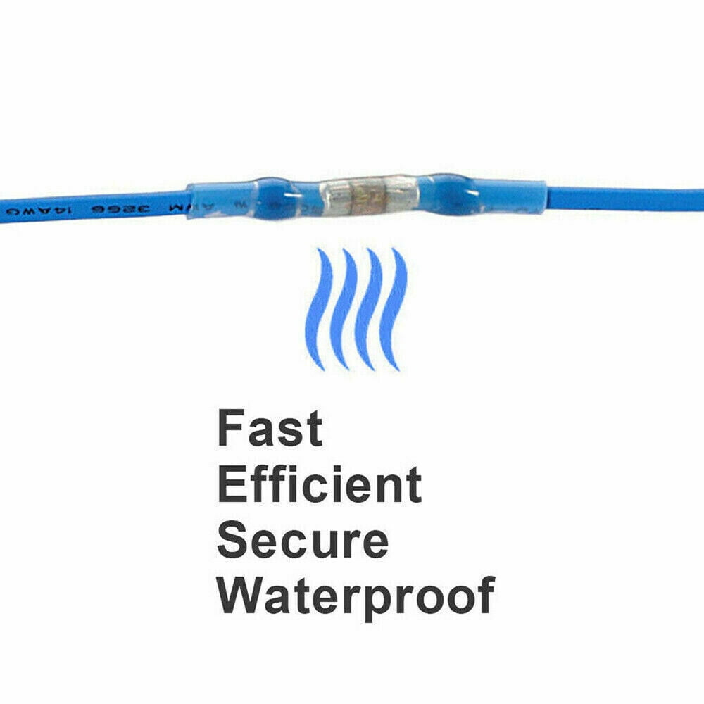 1000× Solder Seal Sleeve Wire Connectors Heat Shrink Butt Splice Wire Terminals