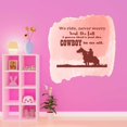 thumbnail image 2 of We Ride Never worry about fall Western Country Cowboy Bull Watercolor Design Wall Art Sticker Designs Vinyl Stickers For Home House Walls Rooms Windows Bedroom Decoration Size (20x20 inch), 2 of 3