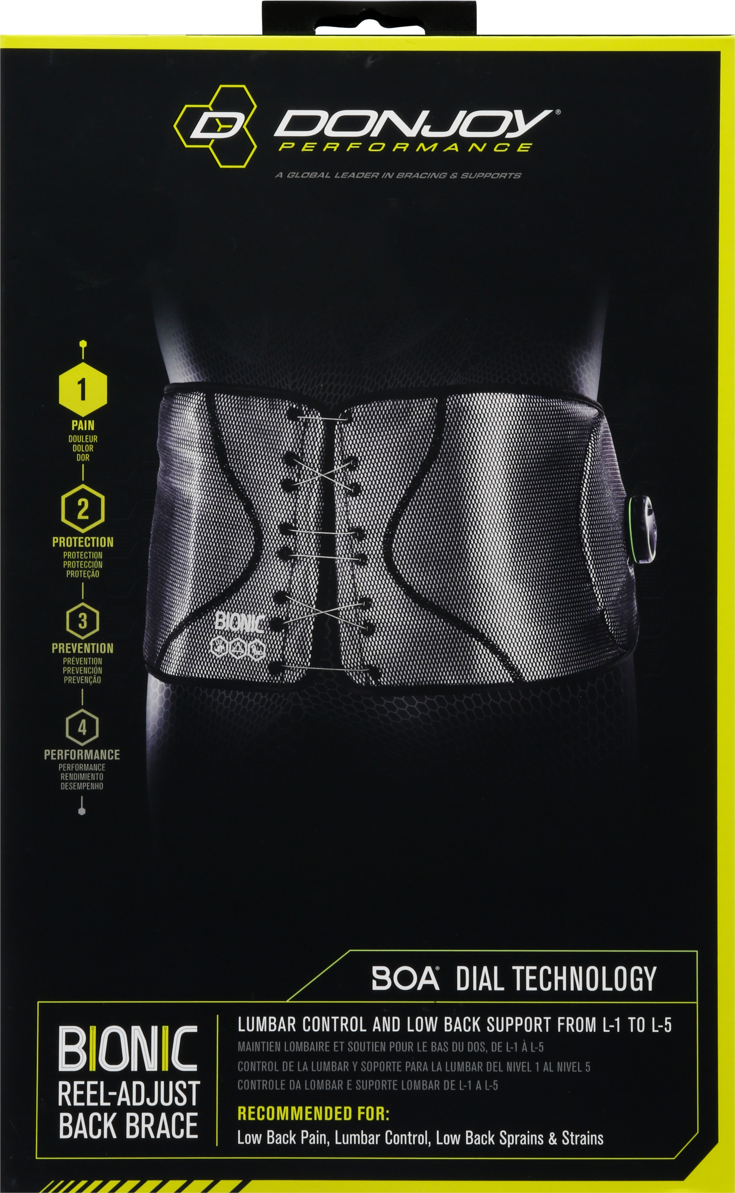 4in1 Adjustable Back Brace