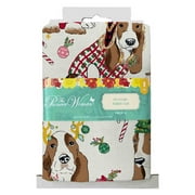 The Pioneer Woman 44" x 1 yd Cotton Dogs in Pajamas Precut Sewing & Craft Fabric, White
