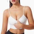 thumbnail image 5 of hoksml Thin Strap Crisscross Back Sports Bra for Women Wireless Seamless Bralette, 5 of 6