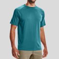 thumbnail image 2 of Kovlvoll Mens Athletic Shirts Summer Lightweight Quick Dry Comfy Crewneck Short Sleeve Loose Casual Running T-Shirt, 2 of 5