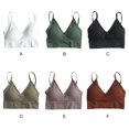 thumbnail image 4 of Guardurnaity Sujetador deportivo Push Up para mujer, conjunto Sexy sin costuras, sujetador para actividad, cultivo de Fitness para mujer Ropa interior negro, 4 of 6