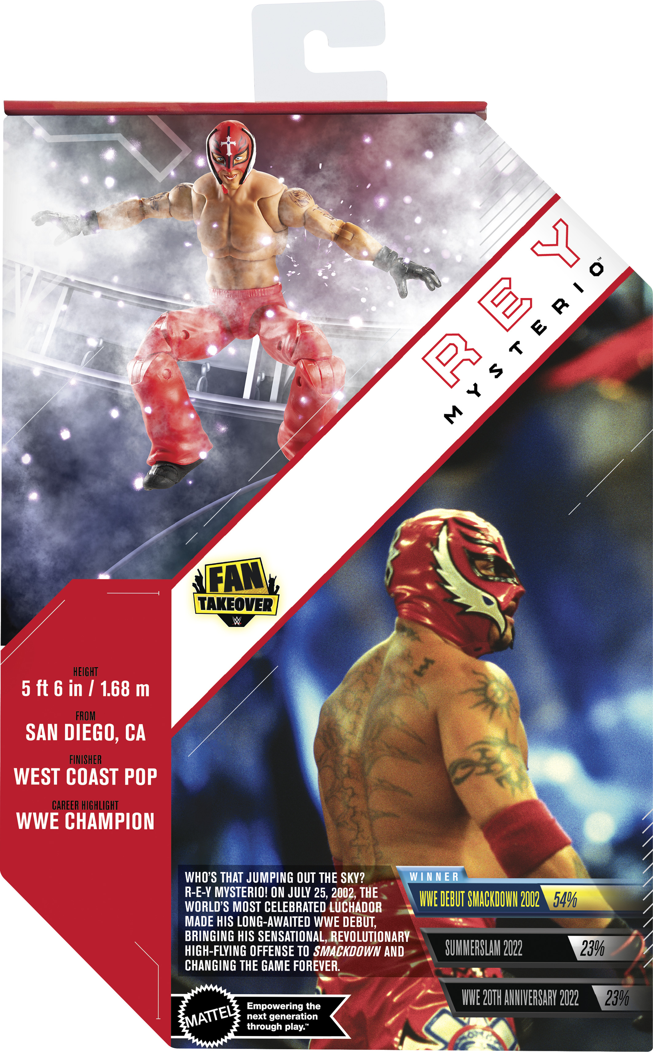 Mattel Collectible - WWE Ultimate Edition 6" Fan Takeover Rey Mysterio Action Figure