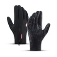 thumbnail image 1 of Guantes de ciclismo para deportes al aire libre, de invierno, con dedos completos, repelentes al agua y pantalla táctil, cálidos, para montañismo, para hombres y mujeres, 1 of 1