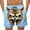 Light Blue, variant on Mens Swim Trunks Funny Cat Printed Beach Board Shorts Summer Athletic Running Shorts with Pockets