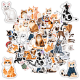 thumbnail image 1 of YEZDIX Cats Kittens Waterproof Vinyl Stickers for Laptops Notebooks Suitcases, 1 of 5