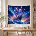 thumbnail image 5 of Sailing Ship and Celestial Portal Tapestry Wall Hanging, 5 of 7