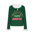 thumbnail image 5 of Karight Christmas Sweatshirts for Women Cute Funny Xmas Tree Graphic Shirt Loose Casual Holiday Party Pullover Tops, 5 of 7