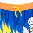 thumbnail image 5 of SEGA Sonic the Hedgehog Little Boys Swim Trunks Bathing Suit Blue 5-6, 5 of 5