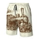 thumbnail image 4 of Fotbe Train Trajes de Baño Estampados para Hombre, Shorts de Verano de Secado Rápido, Ropa de Playa, Bañadores-Small, 4 of 6