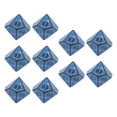 thumbnail image 4 of 10x Tablero De Mesa De Dados Poliédricos Acrílicos Juego De Fiesta De Reunión Familiar Azul Sunnimix Dados poliédricos, 4 of 6