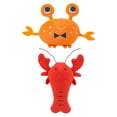 thumbnail image 1 of 2PCS/SET Durable Dog Supplies Pet Chew Doll Cleaning Teeth Stuffed Puppy Plush Toy Crabs and Lobsters Dogs Toys, 1 of 1