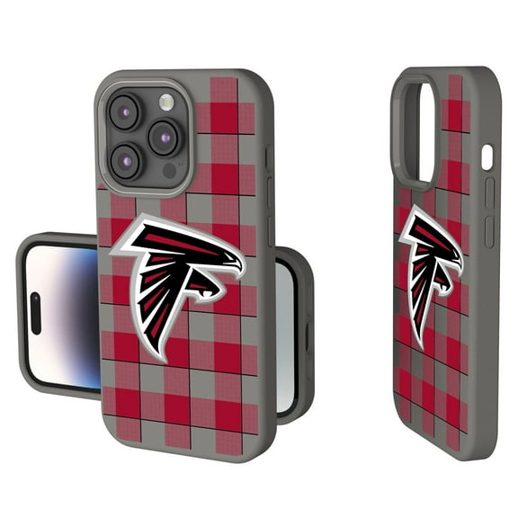 Keyscaper Atlanta Falcons Plaid Soft Touch iPhone Case