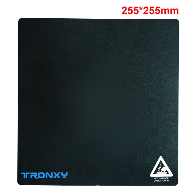 eccomum Heated Bed Sticker Sheet Build Surface High Temperature Resistant 255*255mm/10.0*10.0in for 3D Printer Hotbed