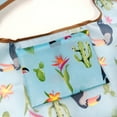 thumbnail image 5 of Wrapables Foldable Tote Nylon Reusable Grocery Bag (Set of 2), Toucan & Cacti, 5 of 5