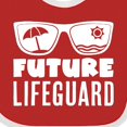 thumbnail image 4 of Inktastic Future Lifeguard Sunglasses Boys or Girls Baby Bib, 4 of 4