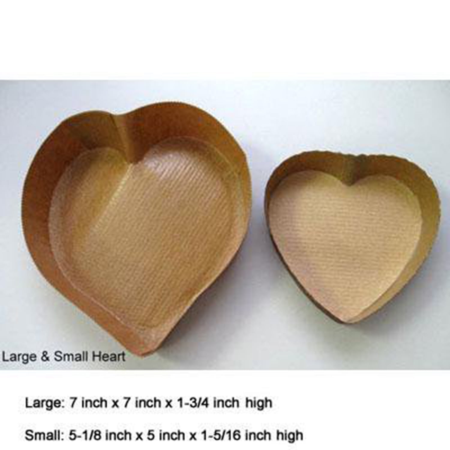 Novacart Heart Paper Baking Mold Small, Pack Of 12