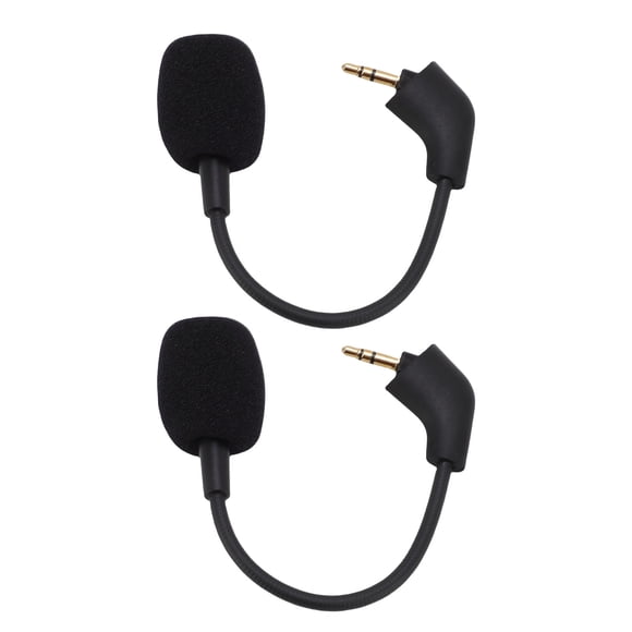 Replacement Mic Fit for  Cloud Cloud II Cloud Core Headphone, Noise Cancelling 3.5mm Replacement Game Mic Lossless Sound Quality  for Gaming Headset