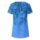 thumbnail image 5 of Blusas de Manga Corta para las Mujeres Botón Impreso Cuello Redondo Top Casual, Blusas para las Mujeres Casual, 5 of 5
