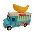 thumbnail image 2 of Coches de juguete fundidos a presión, Mini modelo de aleación, coche de juguete único con música y luces para fiesta, rellenos de calcetines, adornos Banana Hugo  coche de aleación fundido a presión, 2 of 10