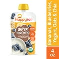 thumbnail image 3 of (3 pack) Happy Tot Organics Super Morning Stage 4, Bananas Blueberries Yogurt & Oats, Organic Tot Food, 4 oz Pouch, 3 of 10