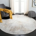 thumbnail image 2 of SAFAVIEH Orchard Egbert Trellis Polyester Area Rug, Grey/Gold, 4'5" x 6'5", 2 of 10