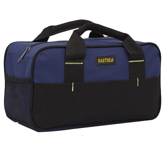 Bolsa para herramientas FASTECH, 14 pulgadas, boca ancha, impermeable, azul