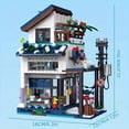 thumbnail image 4 of 1000+ Pcs 3 in 1 Beach Villa Building Blocks，Seaside Cabin Street View Model Kit，DIY Architectural Construction Bricks，Creative Seaside House Assembly Toy，Ideal Holiday And Birthday Gift, 4 of 8