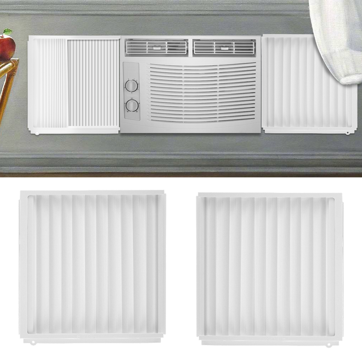 Relax love Window type air conditioner side panel and frame Air