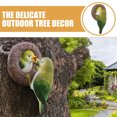 thumbnail image 3 of Hanging Bird Pendant Resin Feed Bird Statue Adorable Animal Figure Courtyard Tree Hanging Bird Figurine, 3 of 6